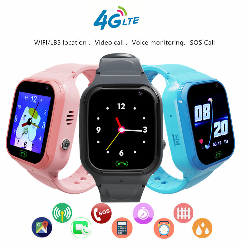 Smartwatch Digital Watches For Kid Girl - Montre Connectée 4G pour Enfant Garçon